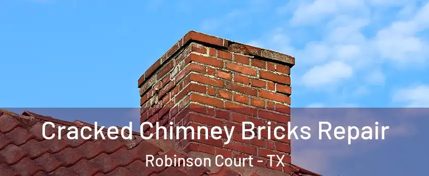 Cracked Chimney Bricks Repair Robinson Court - TX