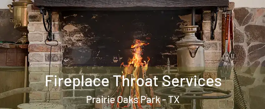 Fireplace Throat Services Prairie Oaks Park - TX