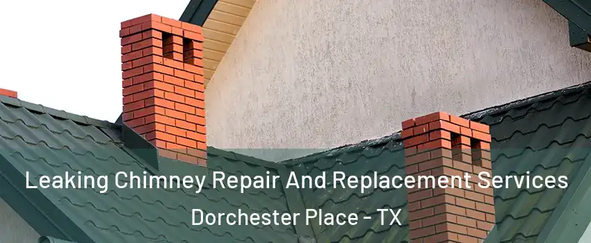 Leaking Chimney Repair And Replacement Services Dorchester Place - TX